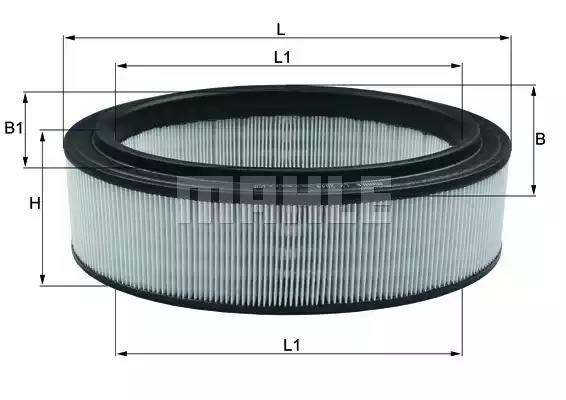 MAHLE LX2844 Воздушный фильтр в наличии Житомир