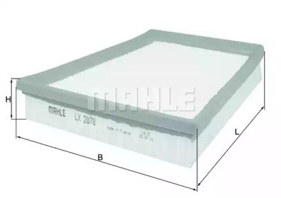 Воздушный фильтр LX2878 MAHLE