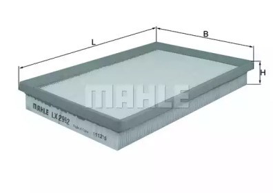 Элемент воздушного фильтра LX2992 MAHLE