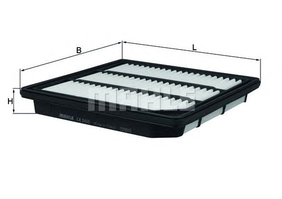 Автомобильный фильтр воздуха LX3455 MAHLE