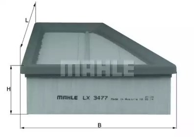 MAHLE LX3477 Воздушный фильтр в наличии Одесса
