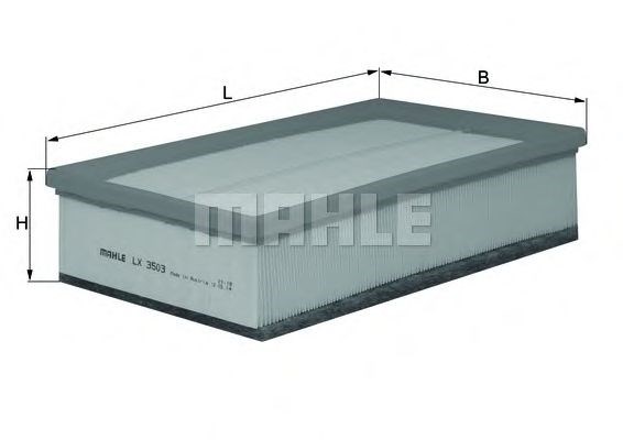 MAHLE LX3503 Фильтр воздушный в наличии Харьков