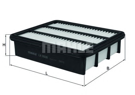 MAHLE LX3539 Воздушный фильтр в наличии Кривой Рог
