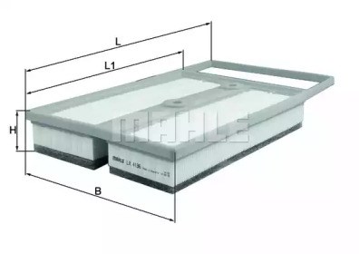 Фильтр воздушный LX4136 MAHLE