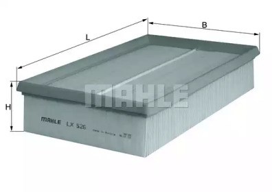 LX526 MAHLE Фильтр воздушный купить в Хмельницкий