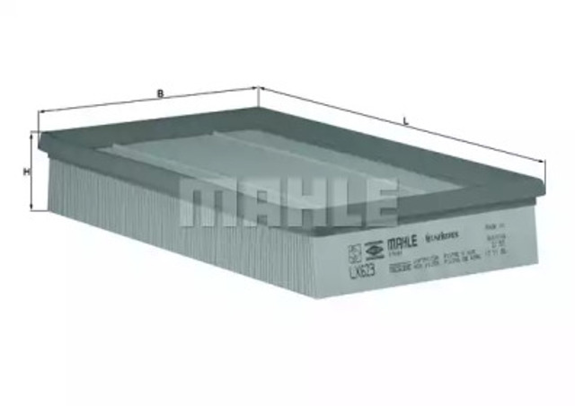 Фильтр воздушный LX623 MAHLE