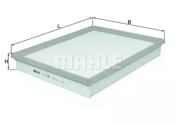 Воздушный фильтр LX735 MAHLE