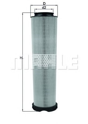 Элемент воздушного фильтра LX8166 MAHLE