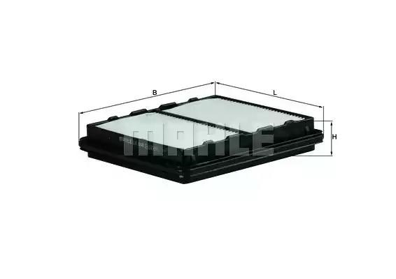 LX848 MAHLE Фильтр воздушный купить в Чернигов