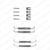 Установочный комплект задних барабанных колодок LY1037 DELPHI