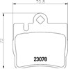 Задние дисковые колодки MDB2071 MINTEX