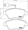 Колодки тормозные передние дисковые MDB2239 MINTEX