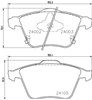 Колодки тормозные дисковые комплект MDB2768 MINTEX