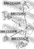 Опора двигателя MMCS3RH FEBEST