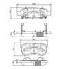 Колодки тормозные дисковые комплект N3615015 NIPPARTS