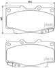 Тормозные колодки NP1075 NISSHINBO