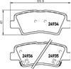 Колодки тормозные дисковые комплект NP6022 NISSHINBO