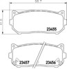 Колодки тормозные дисковые комплект NP6026 NISSHINBO