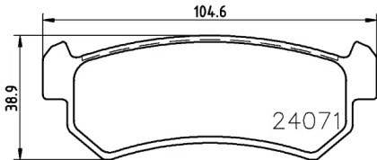 Колодки дисковые  NP6045 NISSHINBO