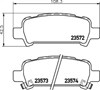 Задние дисковые колодки NP7003 NISSHINBO