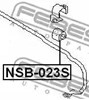 Разрезная втулка стабилизатора NSB023S FEBEST