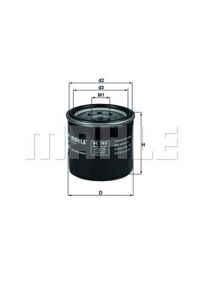 Фильтр очистки масла центробежный OC195 MAHLE