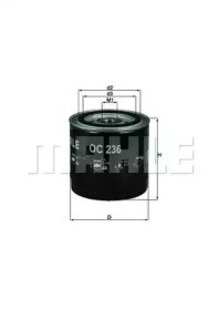 MAHLE OC236 Фильтр масляный в наличии Винница