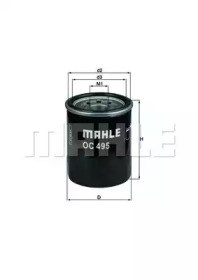 OC495 MAHLE Фильтр масляный купить в Кривой Рог