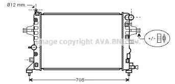 Радиатор OLA2362 AVA