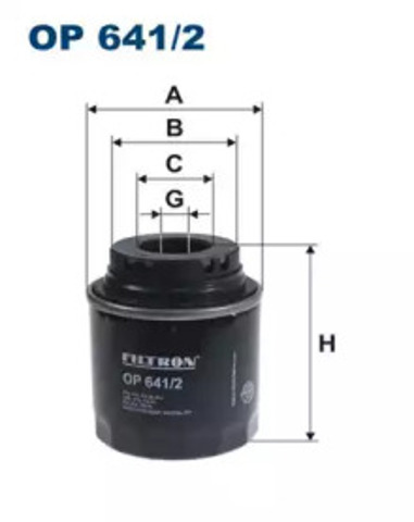 OP6412 FILTRON Масляный фильтр купить в Черкассы
