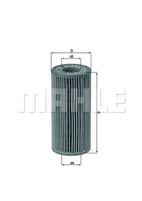 MAHLE OX383D Масляный фильтр в наличии Полтава