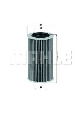 MAHLE OX384D Масляный фильтр в наличии Винница