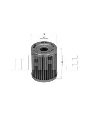 Масляный фильтр двигателя OX407 MAHLE