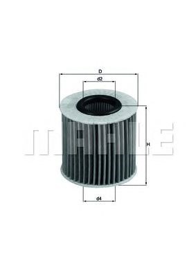 Масляный фильтр OX414D1 MAHLE
