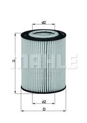 OX433D MAHLE Масляный фильтр купить в Киев