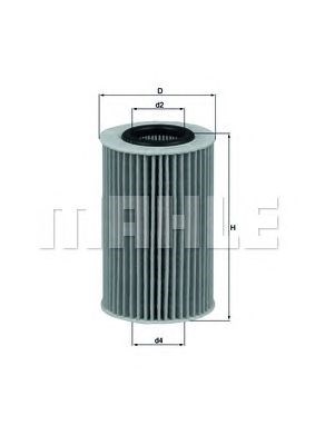 Фильтр очистки масла центробежный OX436D MAHLE