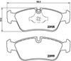 Колодки тормозные передние дисковые P06035 BREMBO