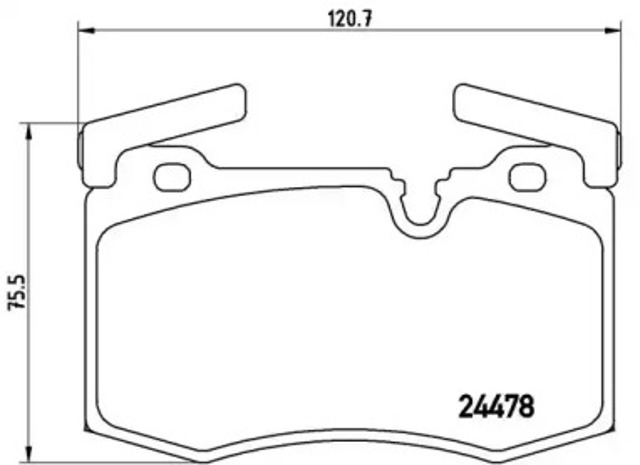 Колодки передние P06068 BREMBO