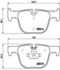 Задние колодки P06072 BREMBO