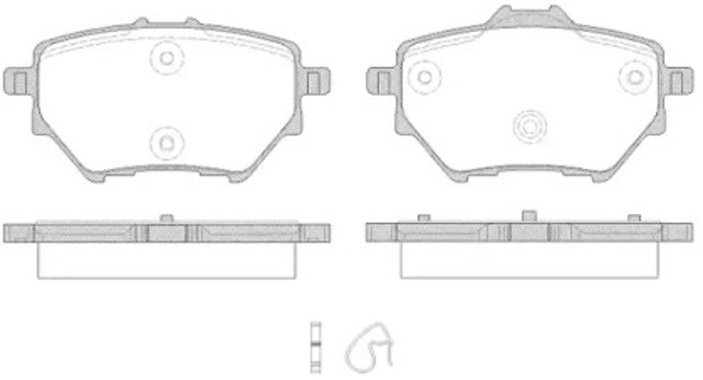 P1462300 WOKING Задние тормозные колодки купить в Ирпень