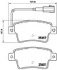 Задние колодки P23142 BREMBO