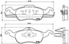 Колодки передние P24046 BREMBO