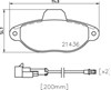 Колодки тормозные P24147 BREMBO