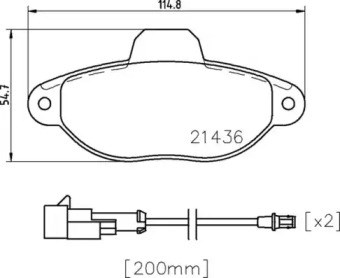 Колодки тормозные P24147 BREMBO