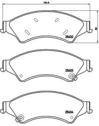 Тормозные колодки P24153 BREMBO