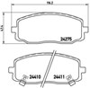 Колодки передние P30032 BREMBO