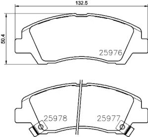 Передние тормозные колодки P30076 BREMBO