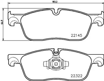 BREMBO P36035 Колодки тормозные передние дисковые в наличии Ужгород