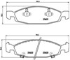 Тормозные колодки P37005 BREMBO