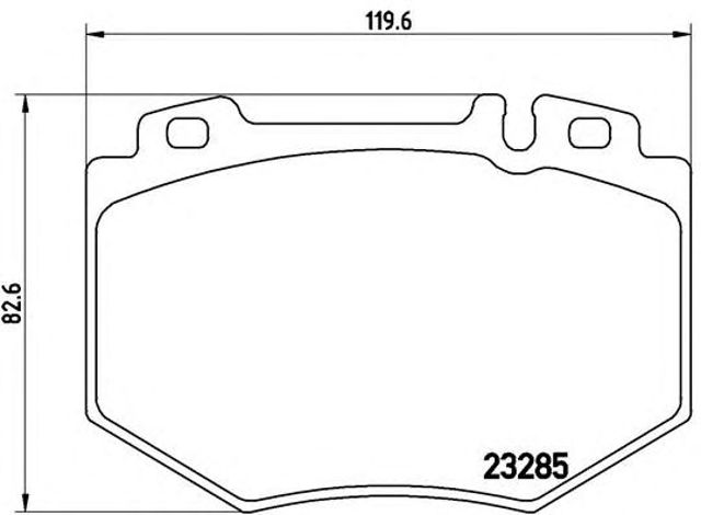 Тормозные колодки P50048 BREMBO